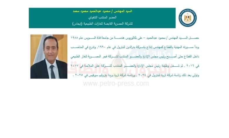 المهندس-محمود-عبدالحميد-عضوا-منتدباً-تنفيذياً-للقابضة-إيجاس
