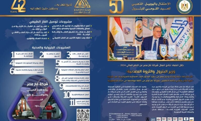 غاز-مصر-:-بتنفيذ-استراتيجية-المحاور-الستة-الأساسية-التي-تتبناها-وزارة-البترول