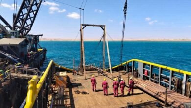 لأول-مرة-في-مصر.-«خدمات-البترول-البحرية»-تنفذ-سحب-خط-غاز-بحري-بالحفر-الأفقي-الموجه